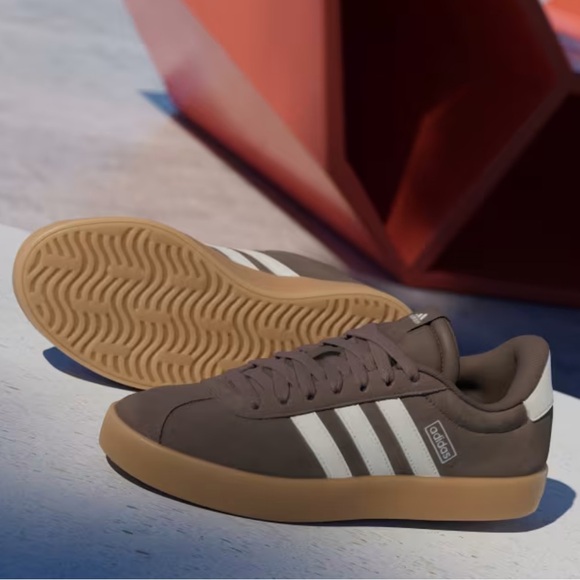 adidas Shoes - adidas VL Court 3.0 Men's Sneakers in Brown and White